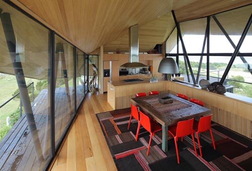Interior Design of House at Punta Chilen