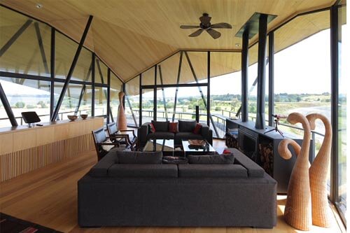 Interior Design of House at Punta Chilen