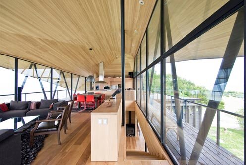 Interior Design of House at Punta Chilen