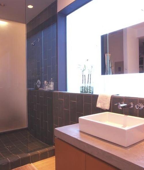 Bathroom view of Troyan Residence by Assembledge+