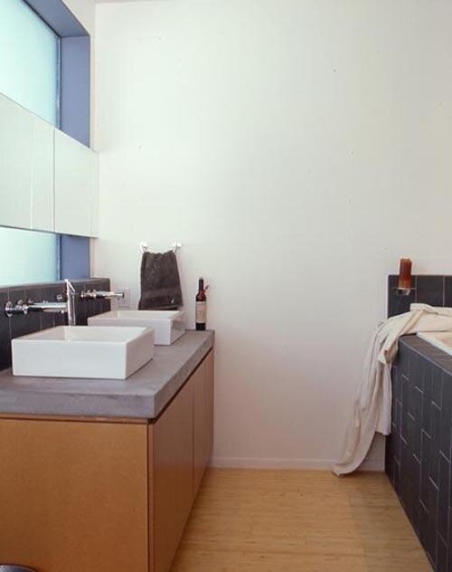 Bathroom view of Troyan Residence by Assembledge+