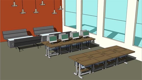 Computer Lab Interior by Token