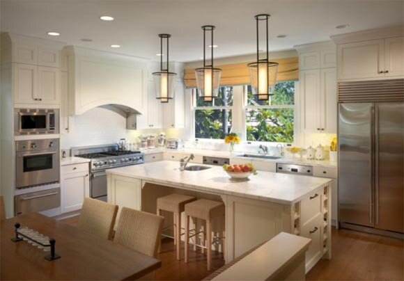 Kitchen view of Historic House Design by BCV Architects