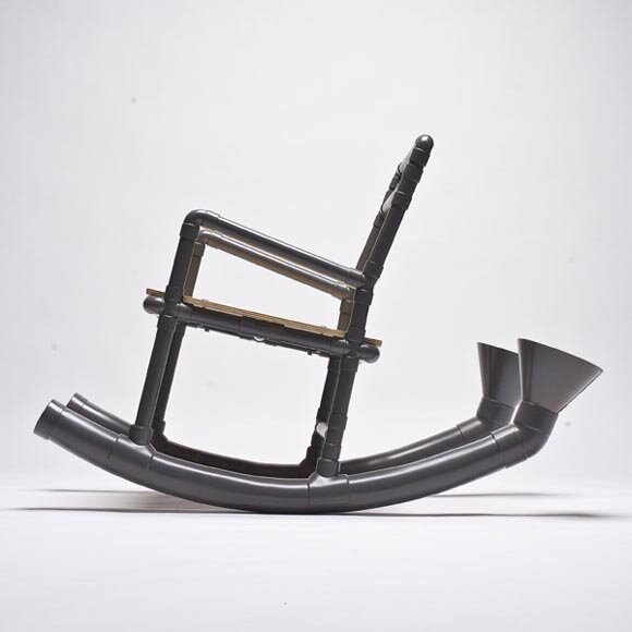 Rocking on the Beach, Sea Wave Sound Chair by Joon&Jung