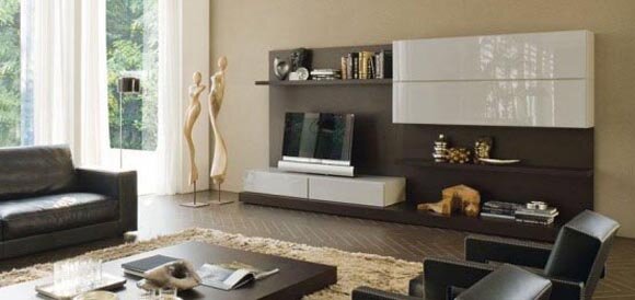 Living Room Storage Organization by DoimoDesign