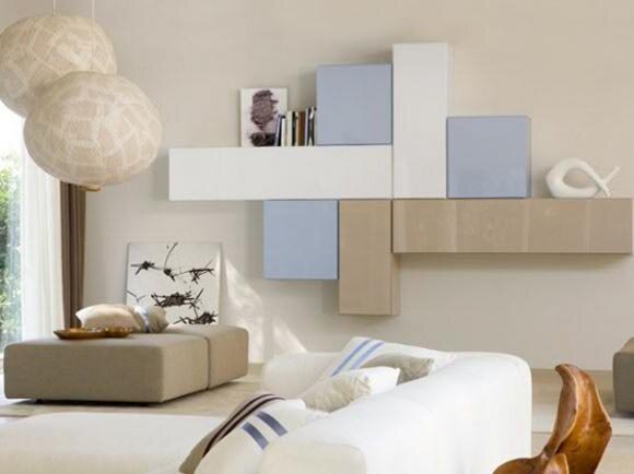 Living Room Storage Organization by DoimoDesign