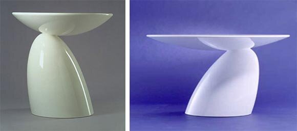 Parabel Tables by Eero Aarnio Parabel Tables by Eero Aarnio Parabel Tables by Eero Aarnio