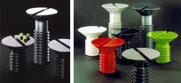 Screw Table by Eero Aarnio Fiberglass Table Design by Eero Aarnio