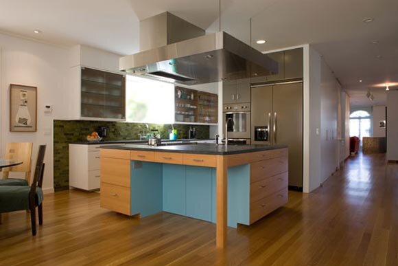 Kitchen view - Washington Street Residence Modern Interior Design