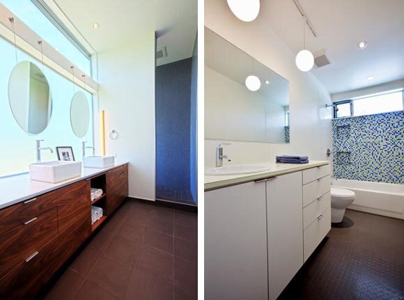 Laurelhurst Residence - Bathroom view Mid-Century Modern Interior Design - Laurelhurst Residence