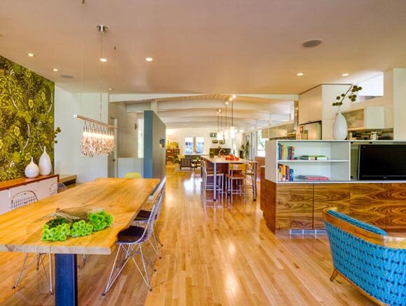 Laurelhurst Residence - Interior view Mid-Century Modern Interior Design - Laurelhurst Residence