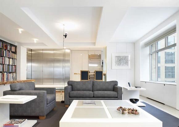 White Space apartment in Manhattan White Space-Ash 4 Ways Apartment in New York by HMA
