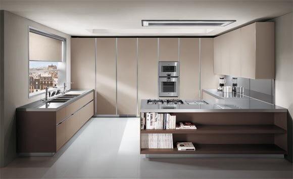 Italian kitchen ElektraVetro Modern Italian kitchen ElektraVetro by Ernestomeda