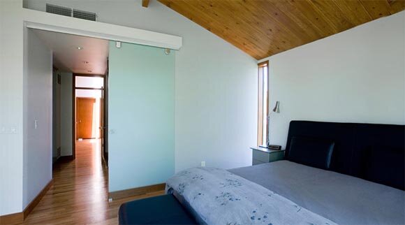 Bedroom view, Gasper Residence Bedroom view Gasper Residence Modernist Interior of Gasper Residence