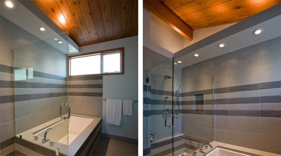Transparent Bathroom view, Gasper Residence Transparent Bathroom view Gasper Residence Modernist Interior of Gasper Residence
