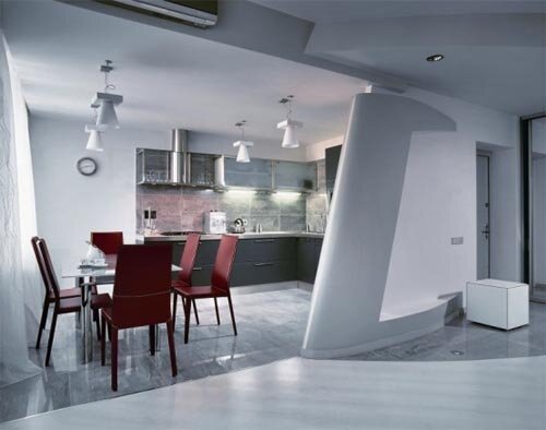 Modern and Minimalist Apartment Interior Photo Modern and Minimalist Apartment Interior, Furnished by Italian and French furniture
