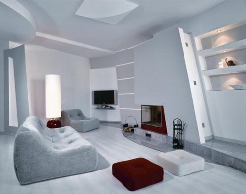 Modern and Minimalist Apartment Interior Photo Modern and Minimalist Apartment Interior, Furnished by Italian and French furniture