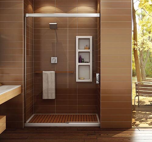 transparent walk-in shower photo Enjoy Bathing in Transparent Walk-in Shower